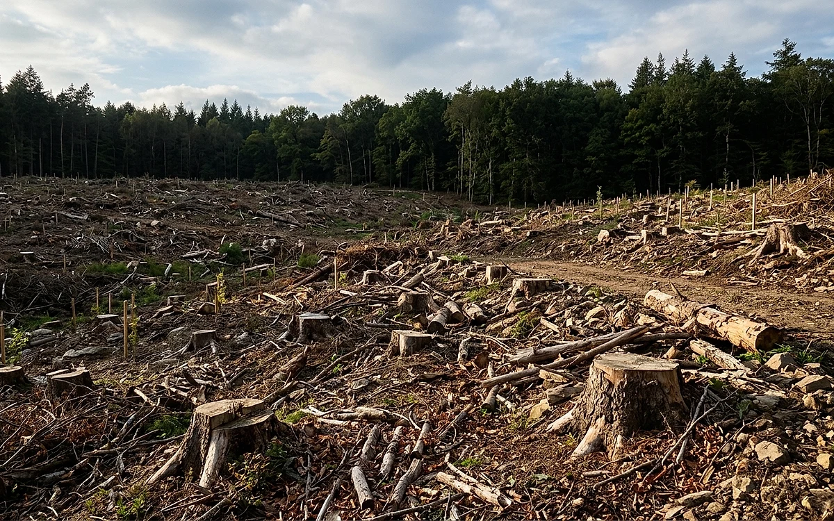 Coupe rase en forêt privée : faut-il une autorisation ?