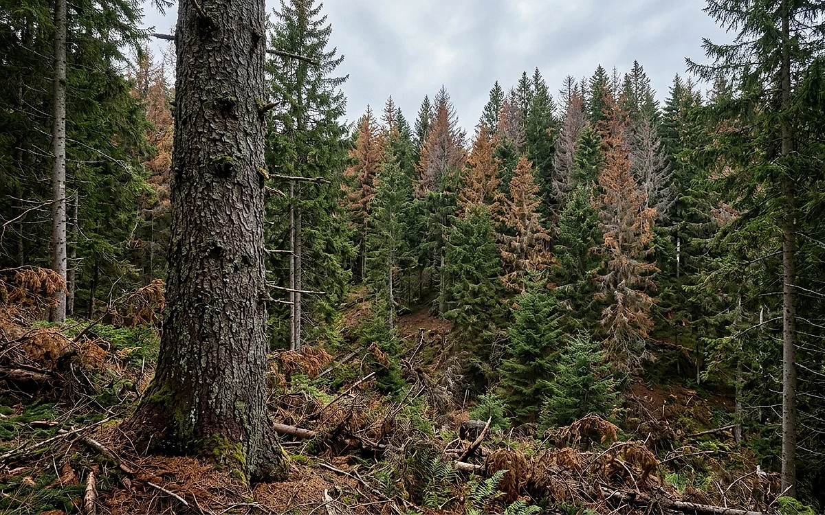 Scolytes et dépérissement : gérer une forêt malade